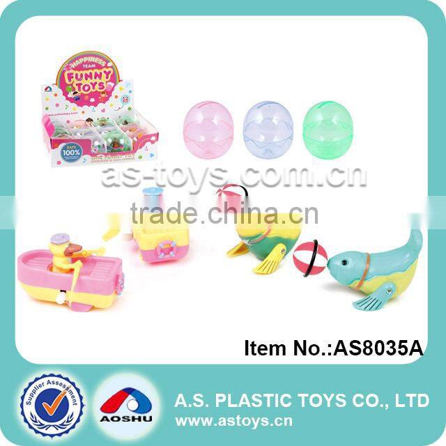 3 Style cartoon animal monkey/cow/elephant pull line toy