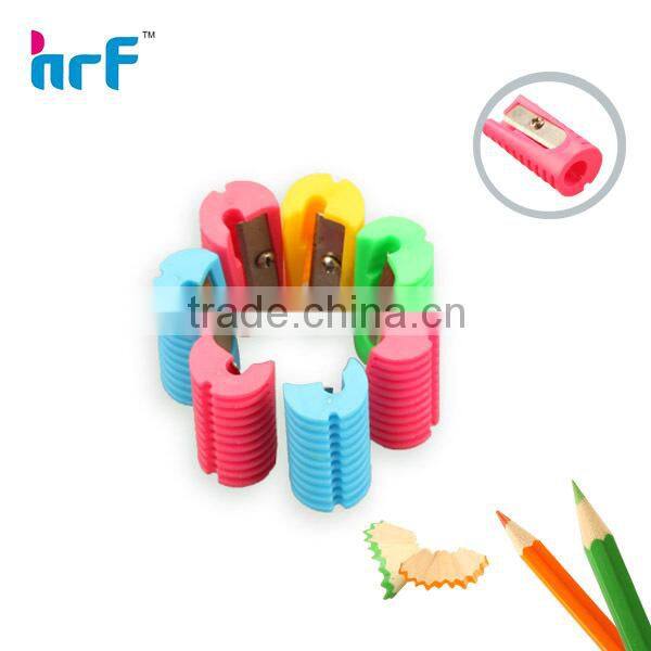 Triangular Prism Shaped Pencil Sharpener With Eraser