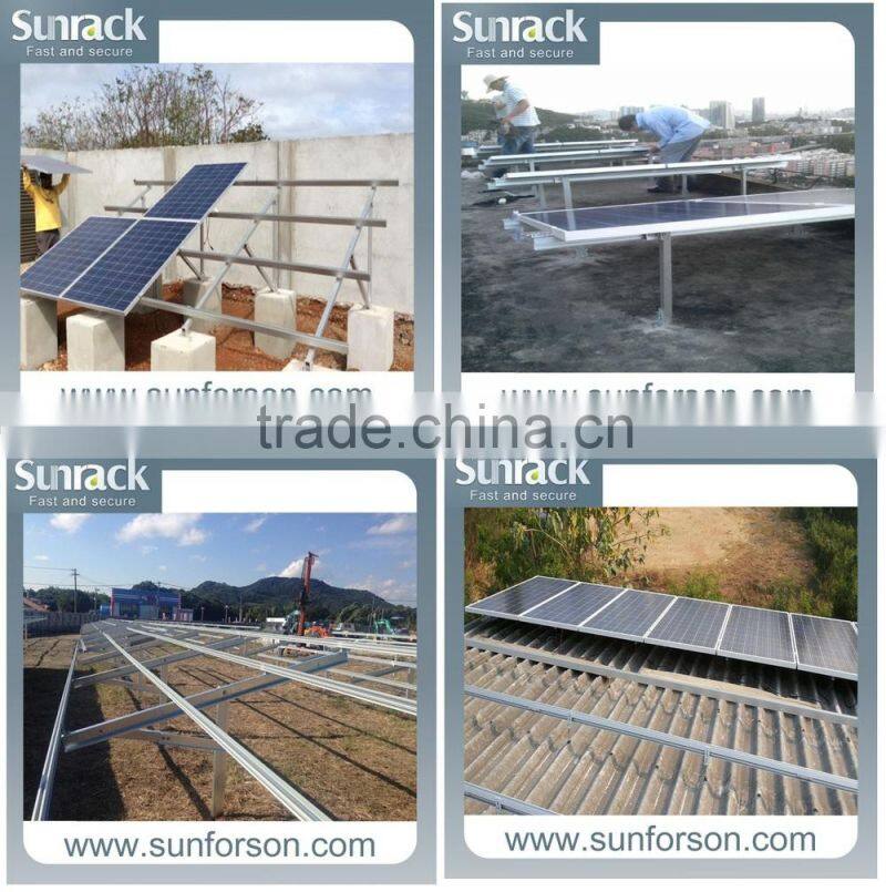 solar pole mount to install 1 to 16 pv panels mounting brackets