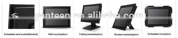 IP65 Front screen 15inch embedded panel pc, industrial panel pc