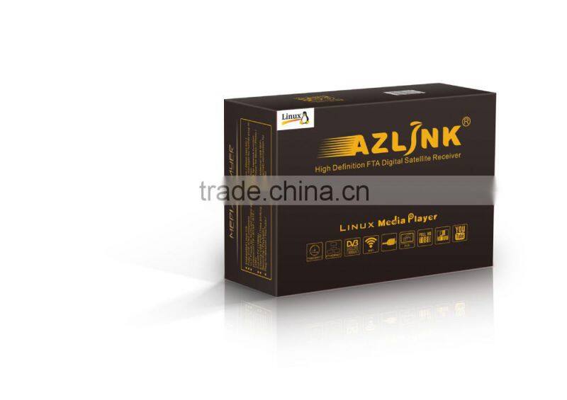 Hot product azlink hd s1 support dvb-s2 and turbo 8psk factory price