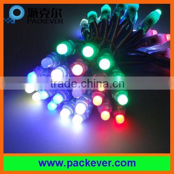 12mm full color digital addressable ws2801 LED pixel string