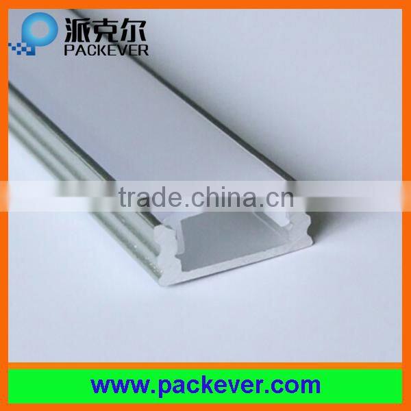 1m, 2m length LED strip light milky cover aluminum profile with end caps and mounting clips