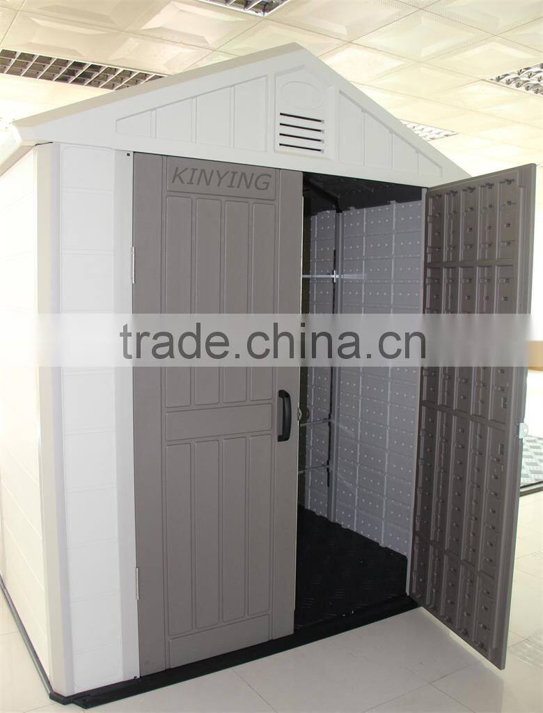 platic garden shed export prefab house made of HDPE