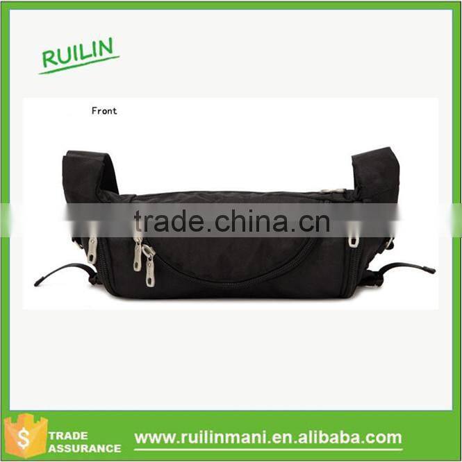 Single shoulder strap bag men big black bag fit belt single shoulder strap bag men