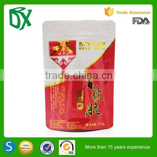 stand up zip lock top bag liquid bag bottom gusset plastic package bag