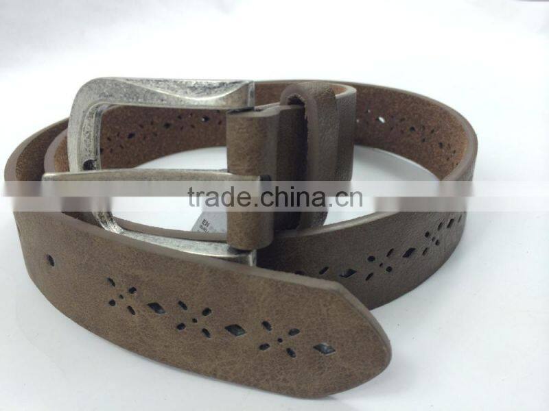 fashion perforated design for women jeans