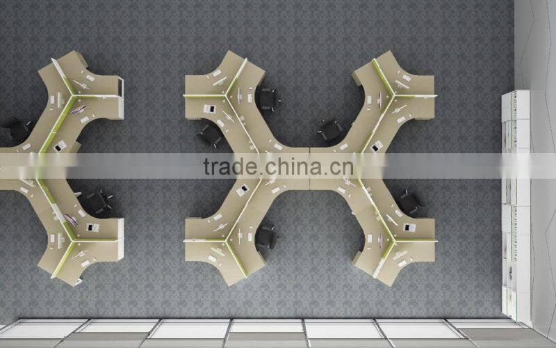 Hot Sale Office Furniture Table Workstation Partitions For Call Center