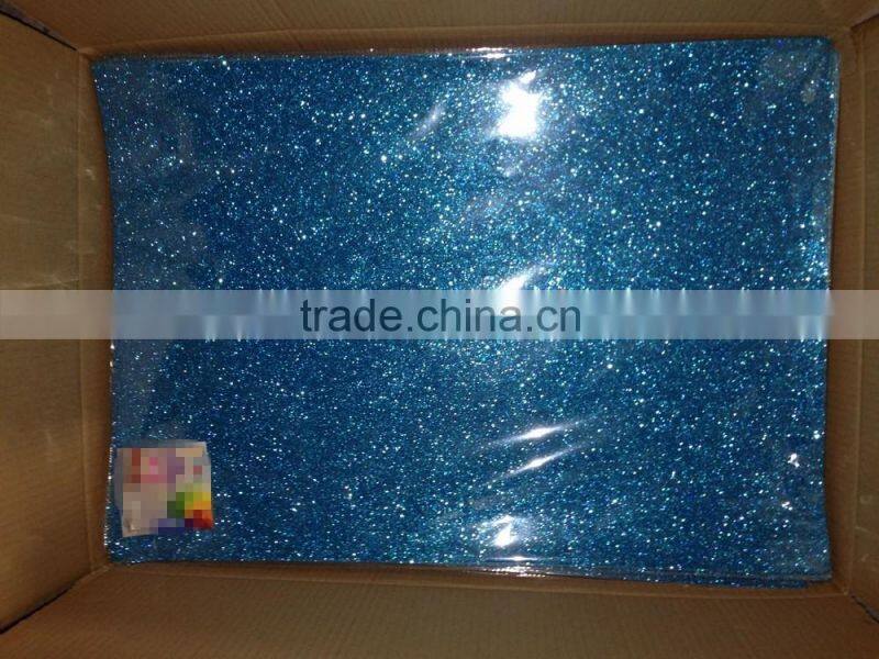glitter foam sheet/glitter rubber eva sheet/starry foam EVA sheet