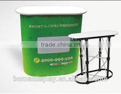Trade show easy assembled folding aluminum pop up folding table