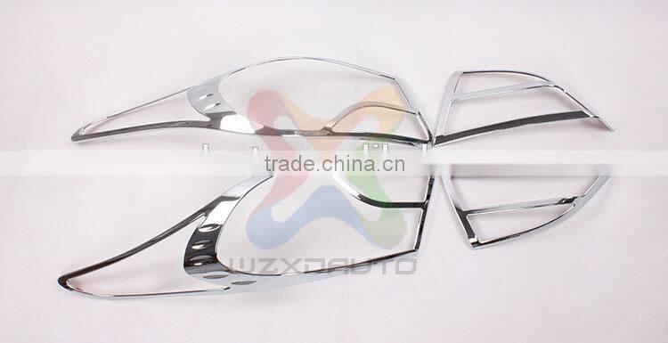 SET CHROME REAR TAIL LIGHT LAMP COVER TAIL LAMP COVER FOR AVANTE 2012-2013
