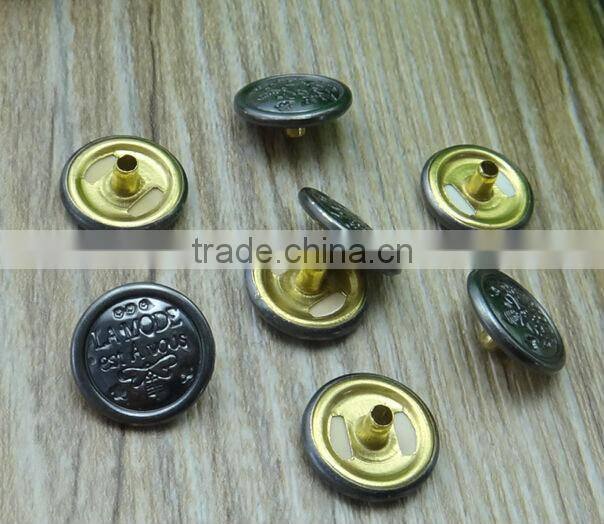 eco-friendly custom metal snap fastener