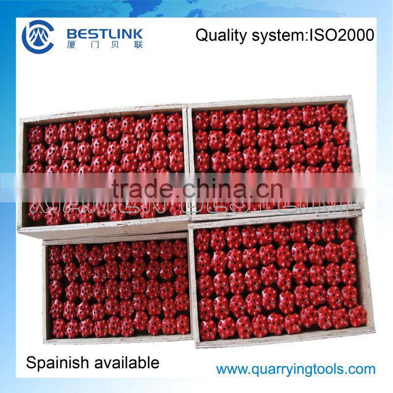 Tungsten carbide taper drill button bit angle 6-12 degree