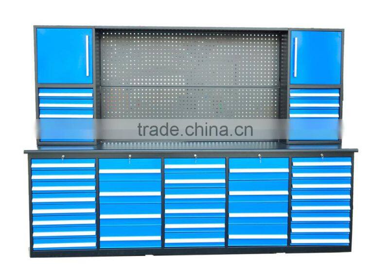 solid and flexible and good powder coating garage drawing cabinet