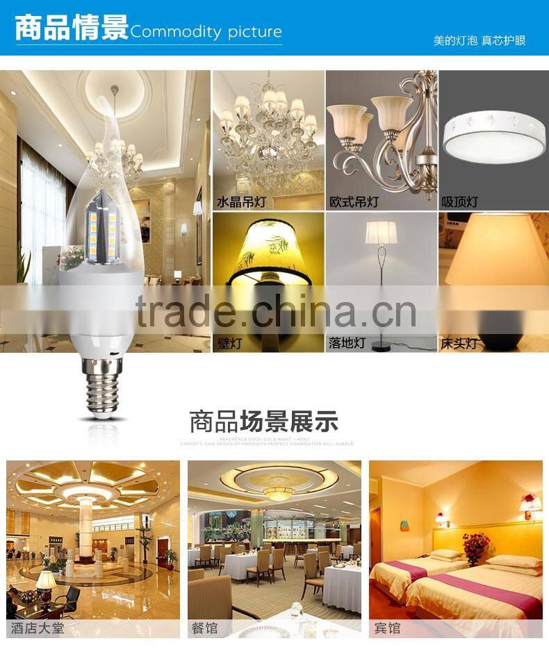 2015 Hot Selling 3w Smd Led Candle Light
