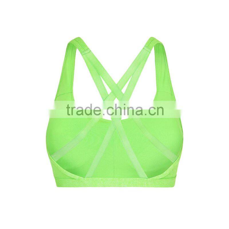 Active Fitness Wear Seamless Sports Bra Strap Yoga Bra