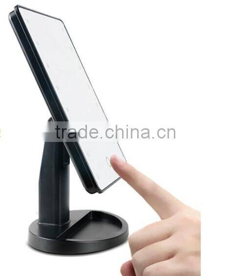 Touch sensor desktop led makeup mirror / makeup mirror with lights / LED Comestic Mirror