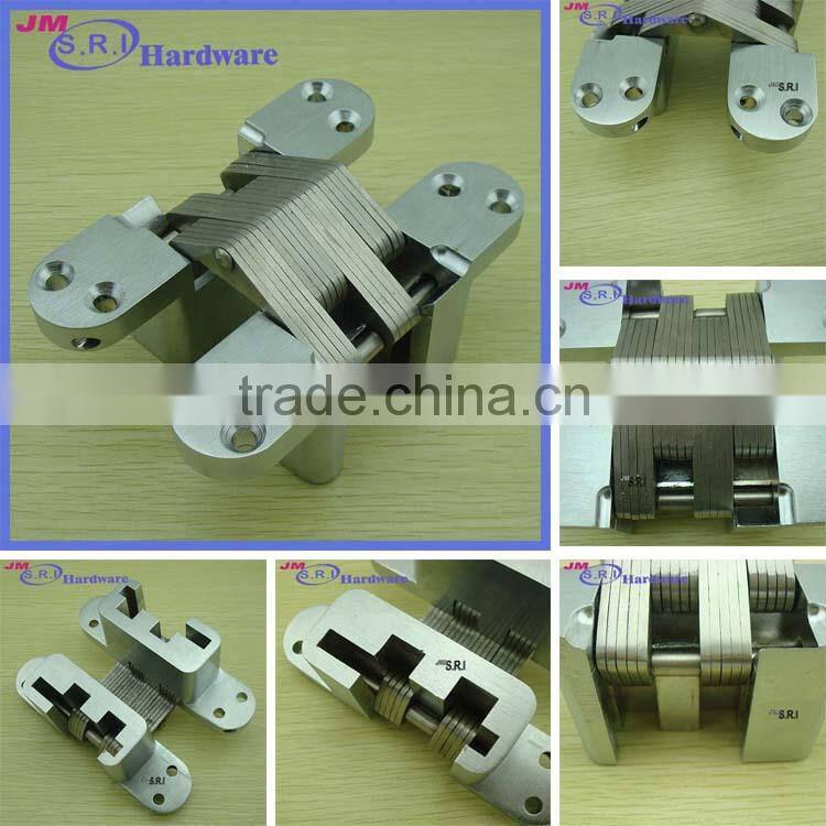 High quality zinc alloy concealed hinge for interior door , heavy duty concealed hinge