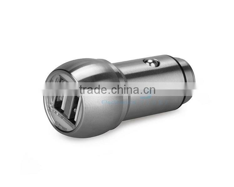 Multifunctional IRG-UW08 usb car charger 5v2.1a for cellphones