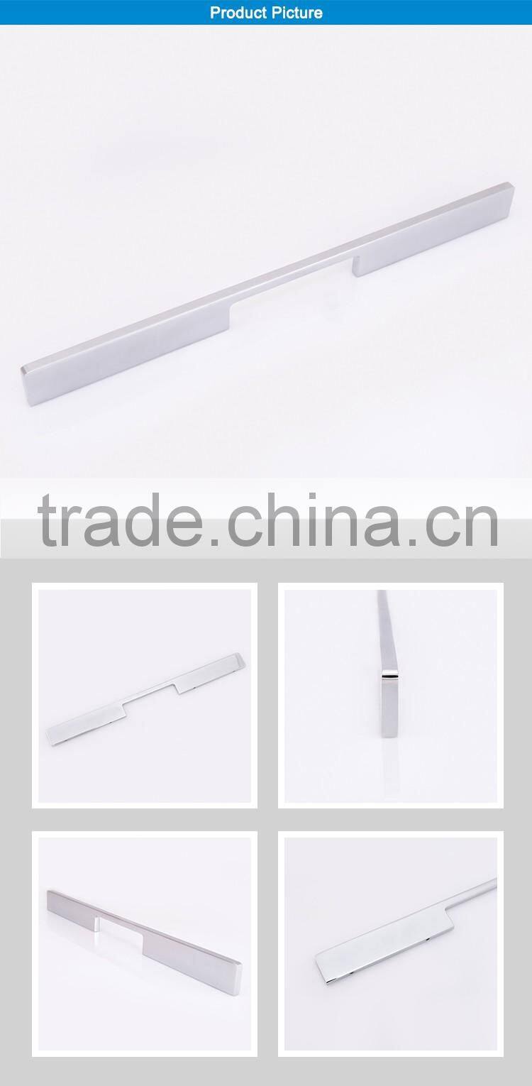 Shenzhen hardware factory cheap price chrome aluminium door pulls