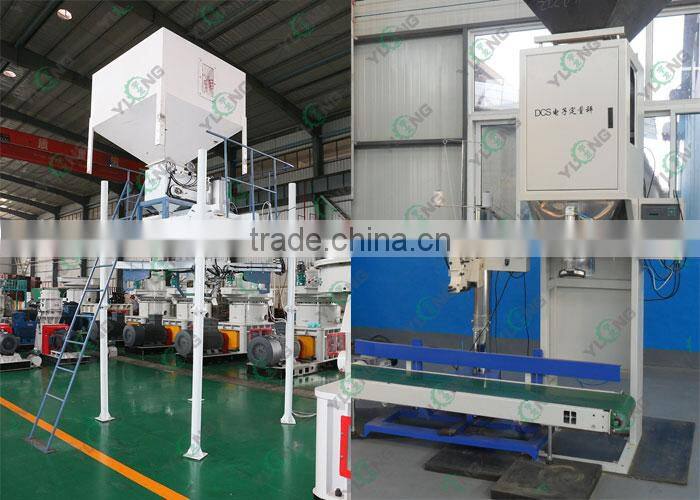 Organic Wood / Feed / Fertilizer Pellet Packaging Machine 20-50kg/ Bag