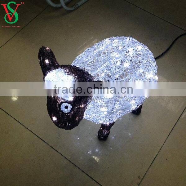 Christmas led sculpture light led sheep light