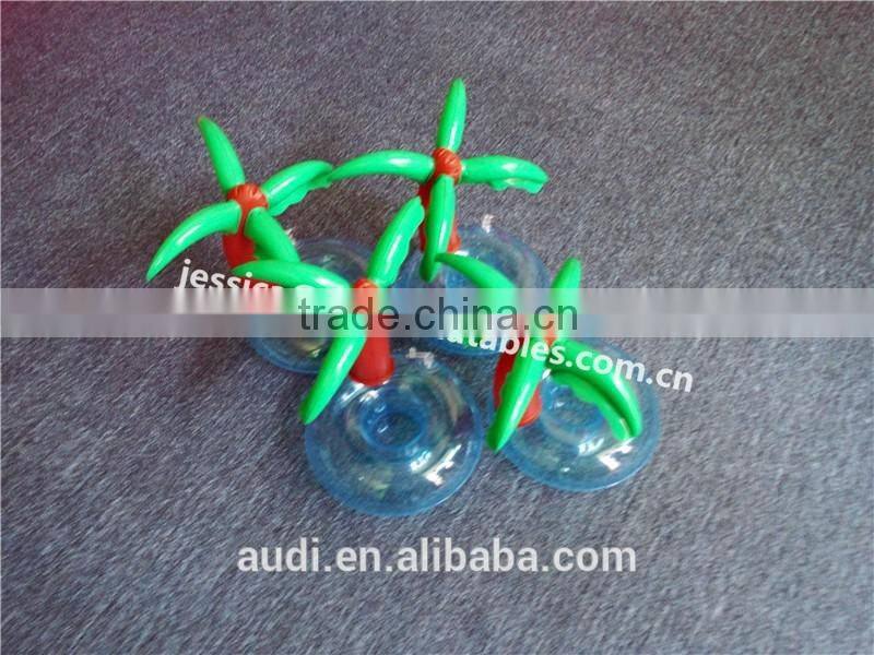 Plastic Inflatable palm tree cup holders