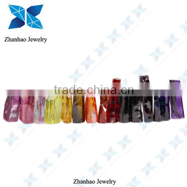 cz stone apple green raw cubic zirconia