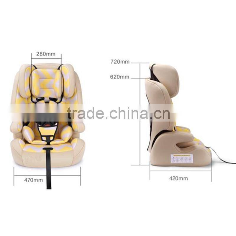 car seat with child