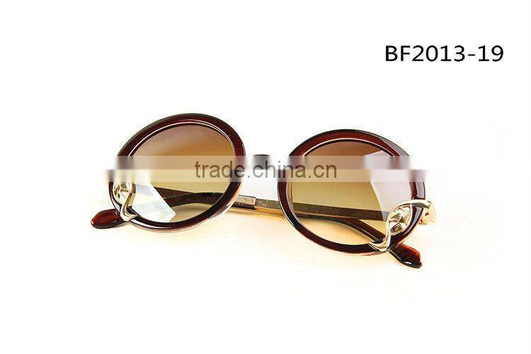 design eyewear plastic sun glasses fashion round sunglasses BF2013-19