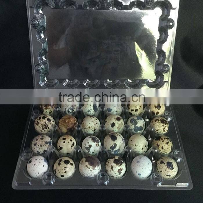 OUCHEN wholesale high quality plastic quail egg cartons tray packaging 12 18 20 24 30 holes for sale