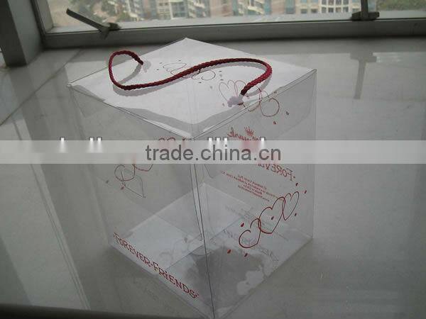 Clear PP folding shoe storage boxes