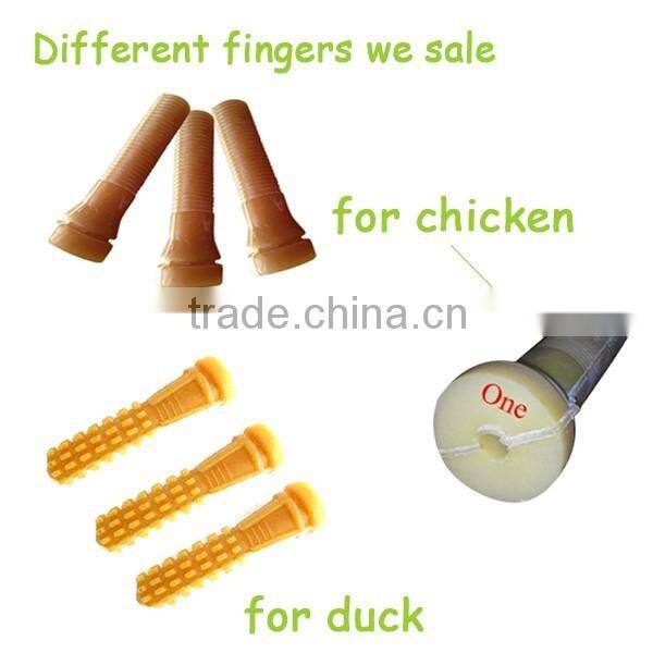 2016 cheappest biggest hollow chicken plucker fingers for sale