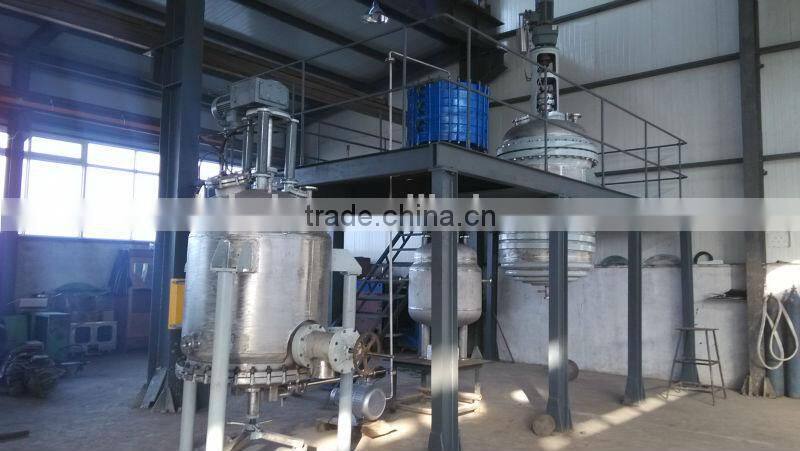 Stainless steel jacketed Reactor complete with Condenser unit