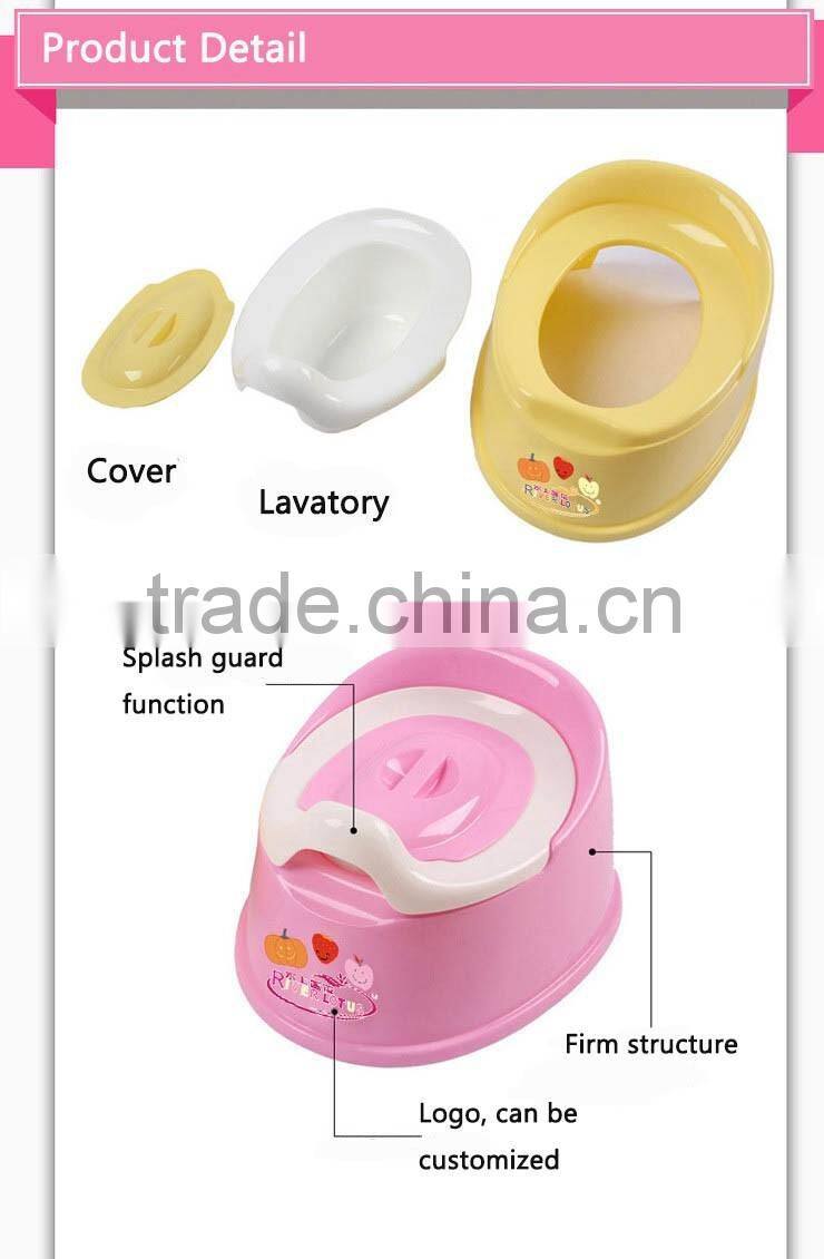 Jieyang Defa hot selling baby portable plastic potty, PP baby toilet, Detachable baby training potty, plastic chamber pot