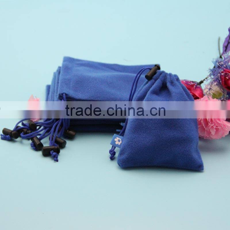 Sweet Decorative Velvet Red Small Pouches