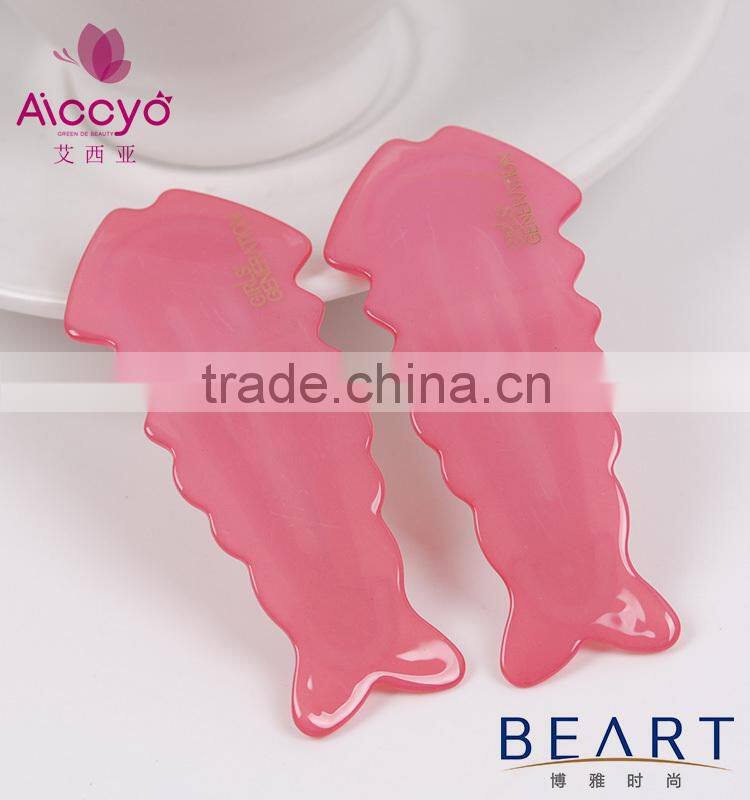 Promotional gift children hair accessories fish clip kids plastic ornament hair clip