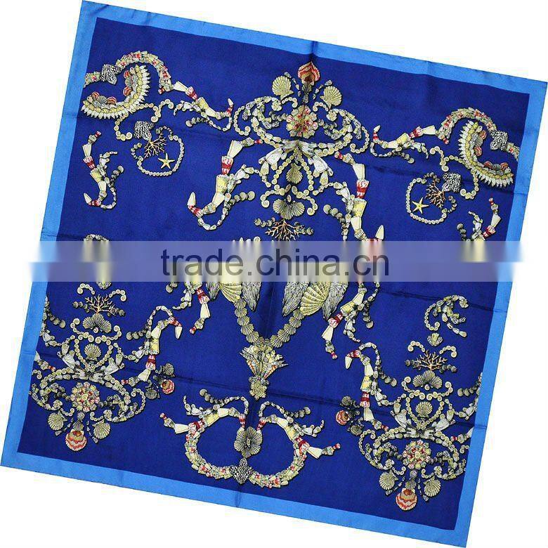 Factory Free Samples Hand Rolled Edge Silk Scarf