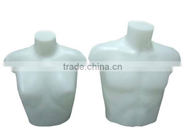 Environmentally Friendly and Recyclable plastic Mannequin Torso