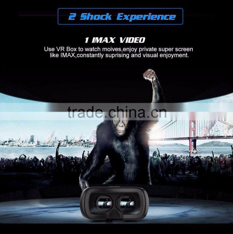 Cardboard 3d vr box 3.0 Pro1.0 Version Virtual Reality vr box 2 3D Glasses vr box 2.0 with remote