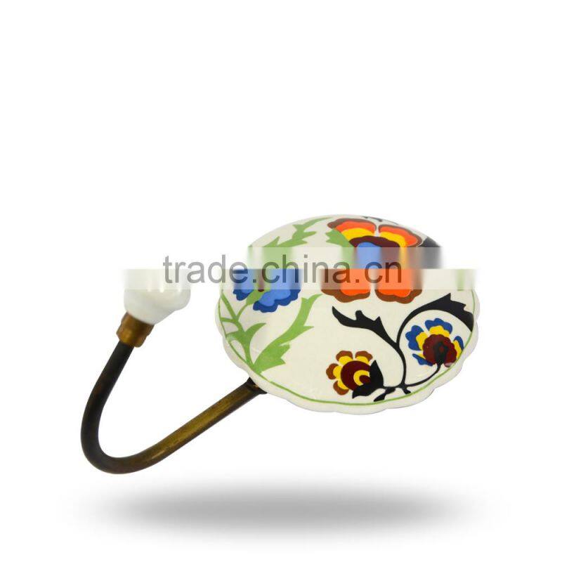 Ceramic Keralaquest designer hook knob