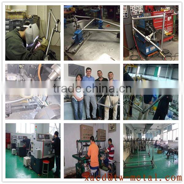 Titanium bike seat post customize kinds of size seat post with handing brush finished Made XACD bending Ti seat post