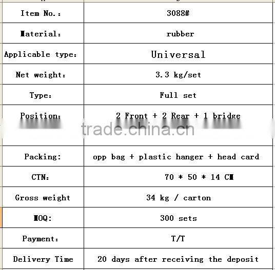 RUBBER Material Car Mat