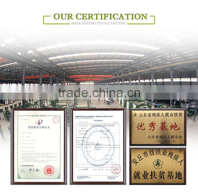 Supplying high quality T/C 65/35 110x76 59" bleached fabric from China