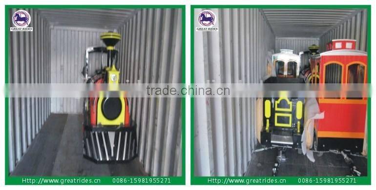 electric tourist train used trackless train for sale