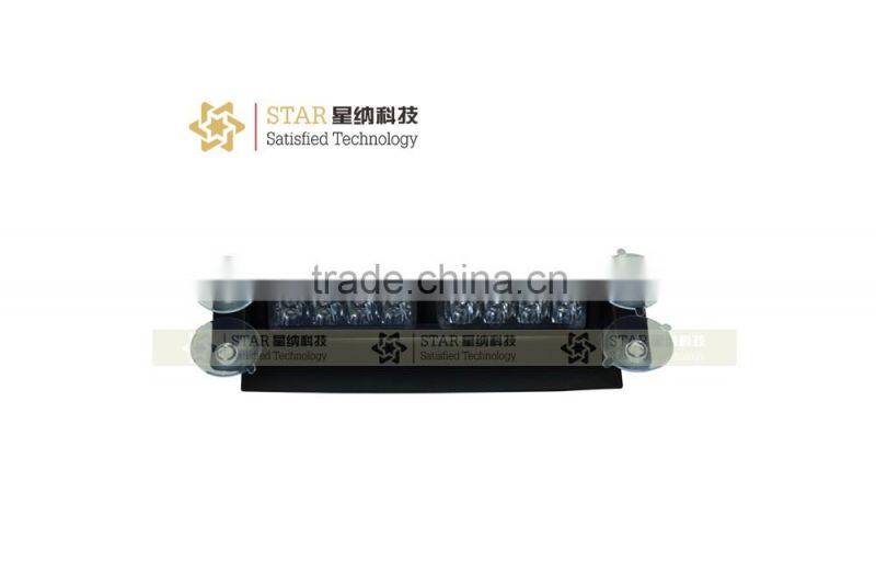 12V 8PCS led emergency warning visor light