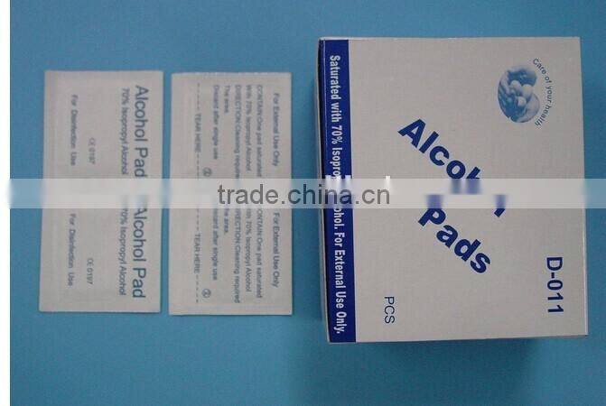 disposable sterile isopropyl alcohol pad