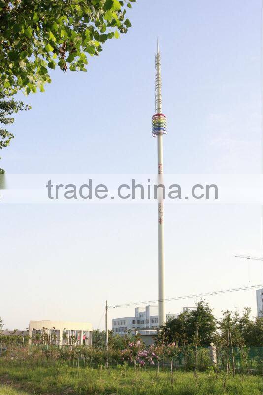 4G BTS telecommunication steel towers monopole antenna tower