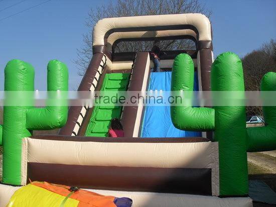 Hola summer color inflatable slip n slide/inflatable slide/inflatable water slide