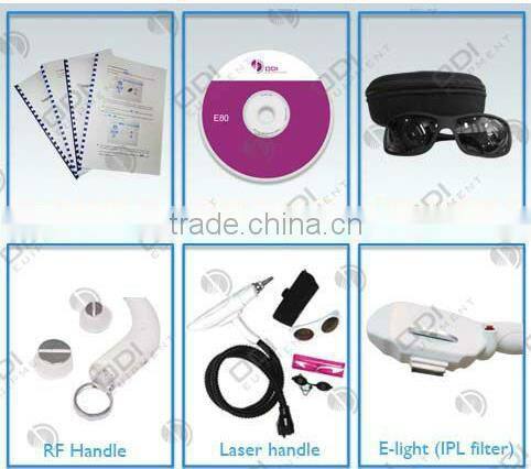 2014 new arrival Multi-functional Beauty Machine Low Cost Laser IPL Hair Removal RF E-light Tattoo Removal